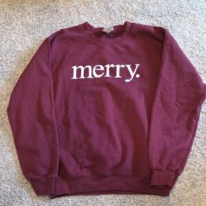 Gildan Maroon Crewneck Sweater